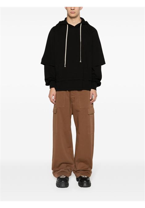 Black Hustler hooded sweatshirt - men - RICK OWENS DRKSHDW